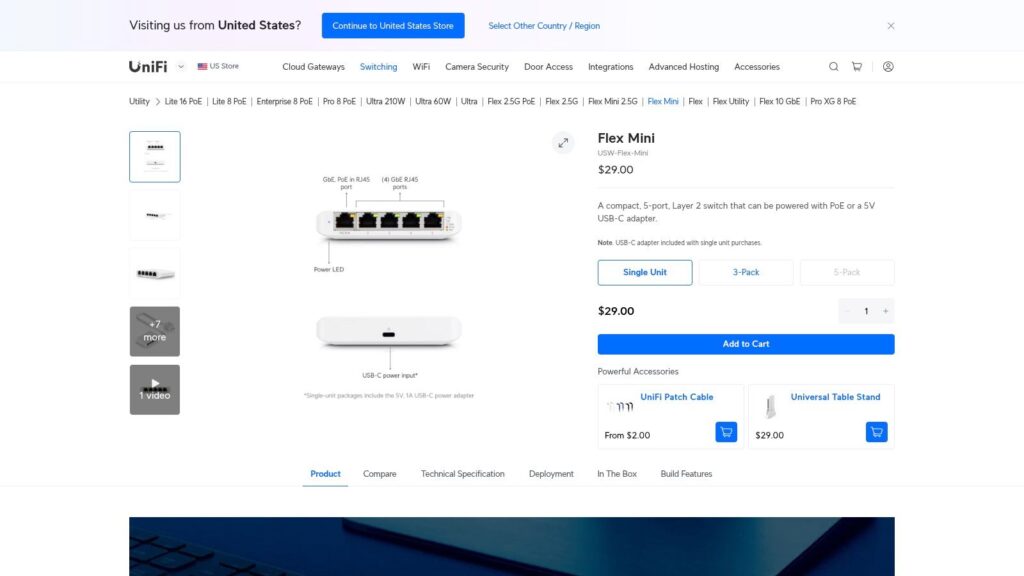 Switch PoE 4 Port Models