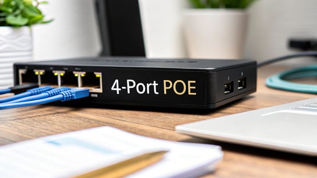Switch PoE 4 Port Models in Dubai