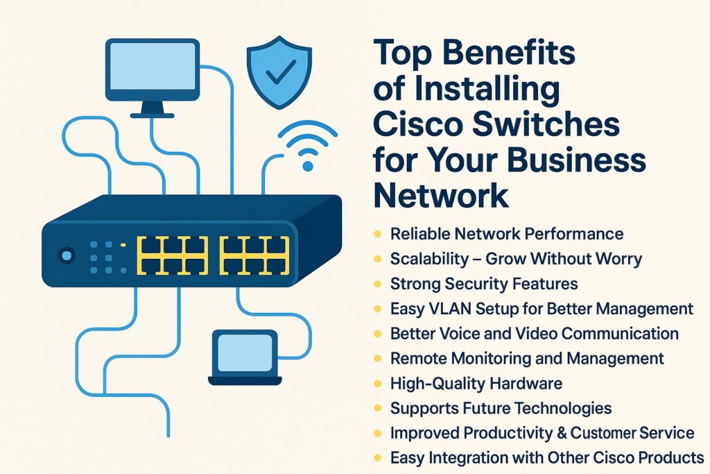 Benefits of installing Cisco switches