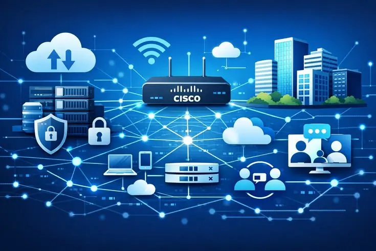 Cisco switch and router for business in Dubai