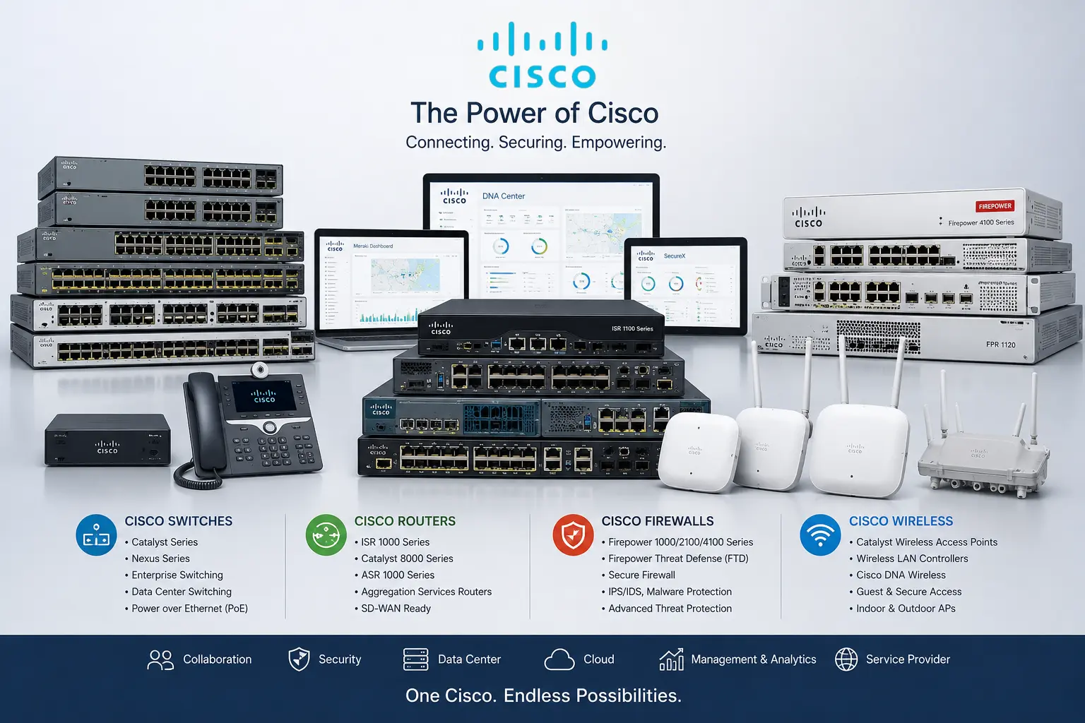 Cisco Products - The Power of Cisco - Connecting. Securing. Empowering. - FSI Partner