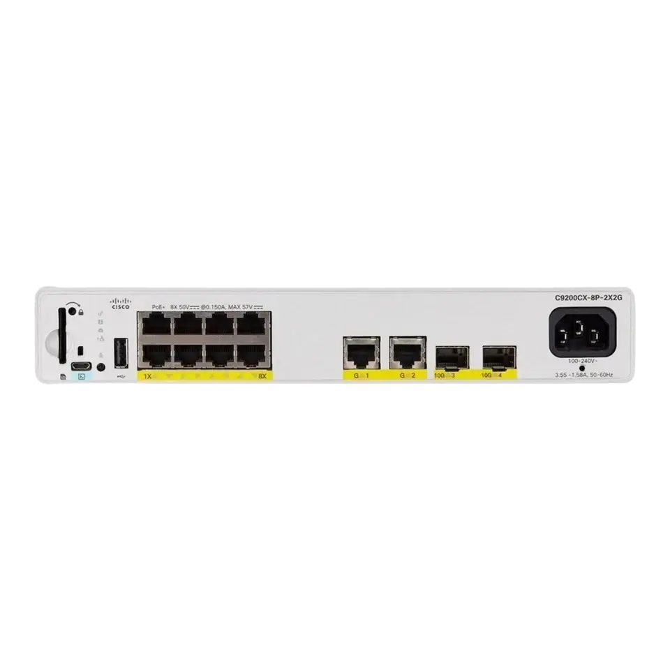 cisco-catalyst-switch-c9200cx-8p-2x2g-e-cisco-catalyst-9200cx-switch-with-8×1g-poe+-ports-2×10g-uplinks-and-2×1g-uplinks